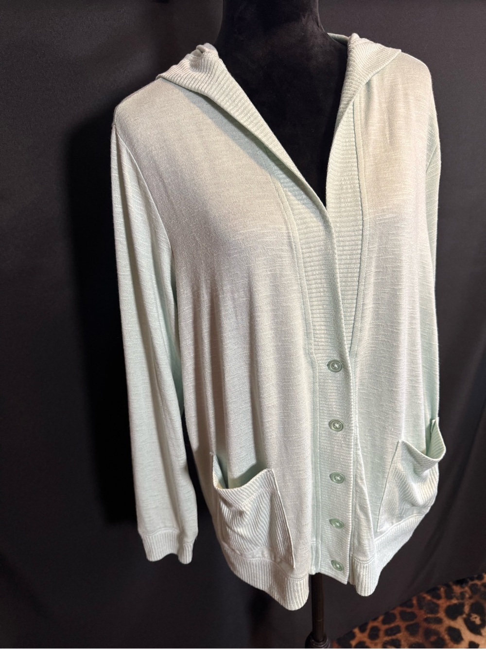 NWT Torrid Hooded Button-Up Lounge Cardigan